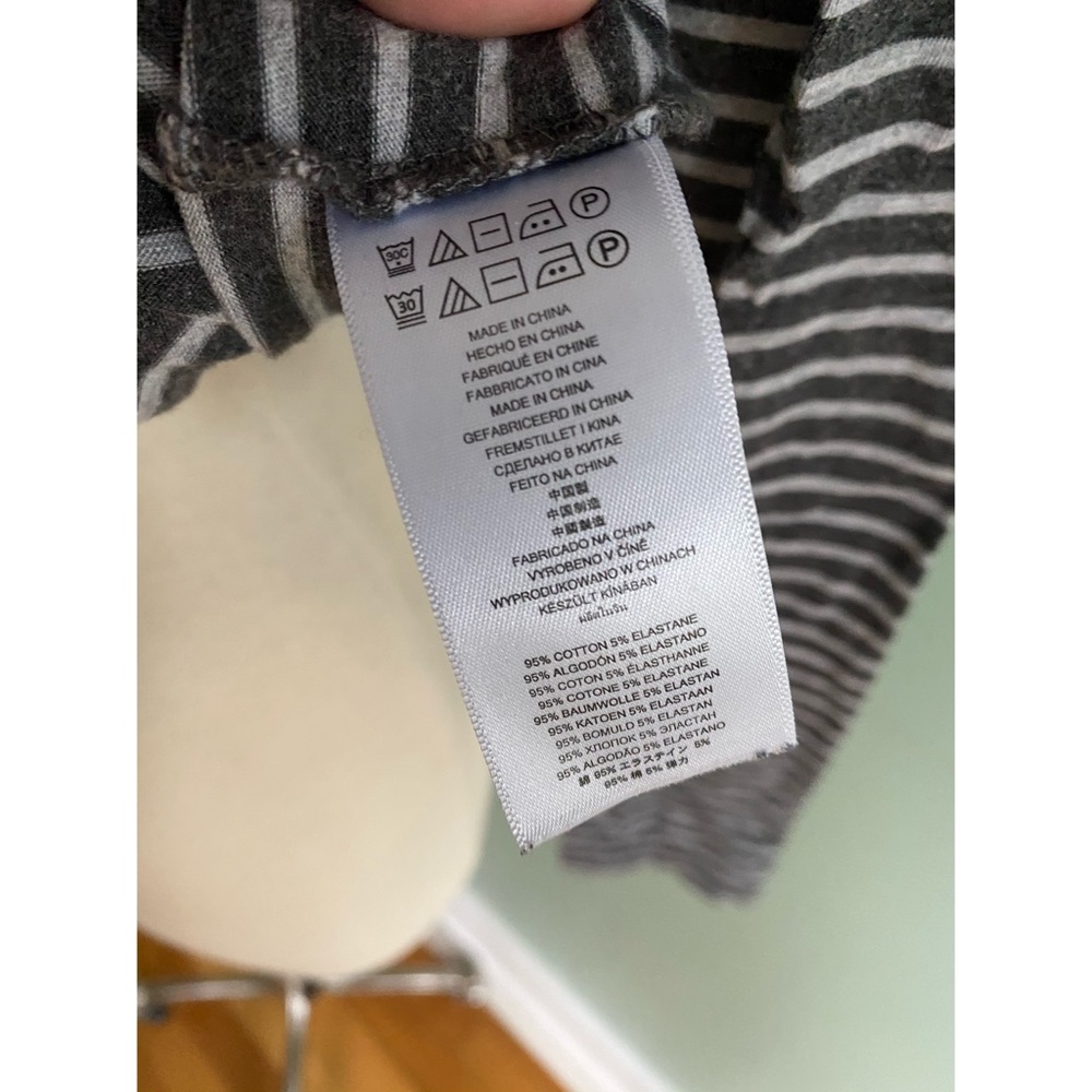 Michael Kors Grey Striped Shirt - Picture 10 of 10